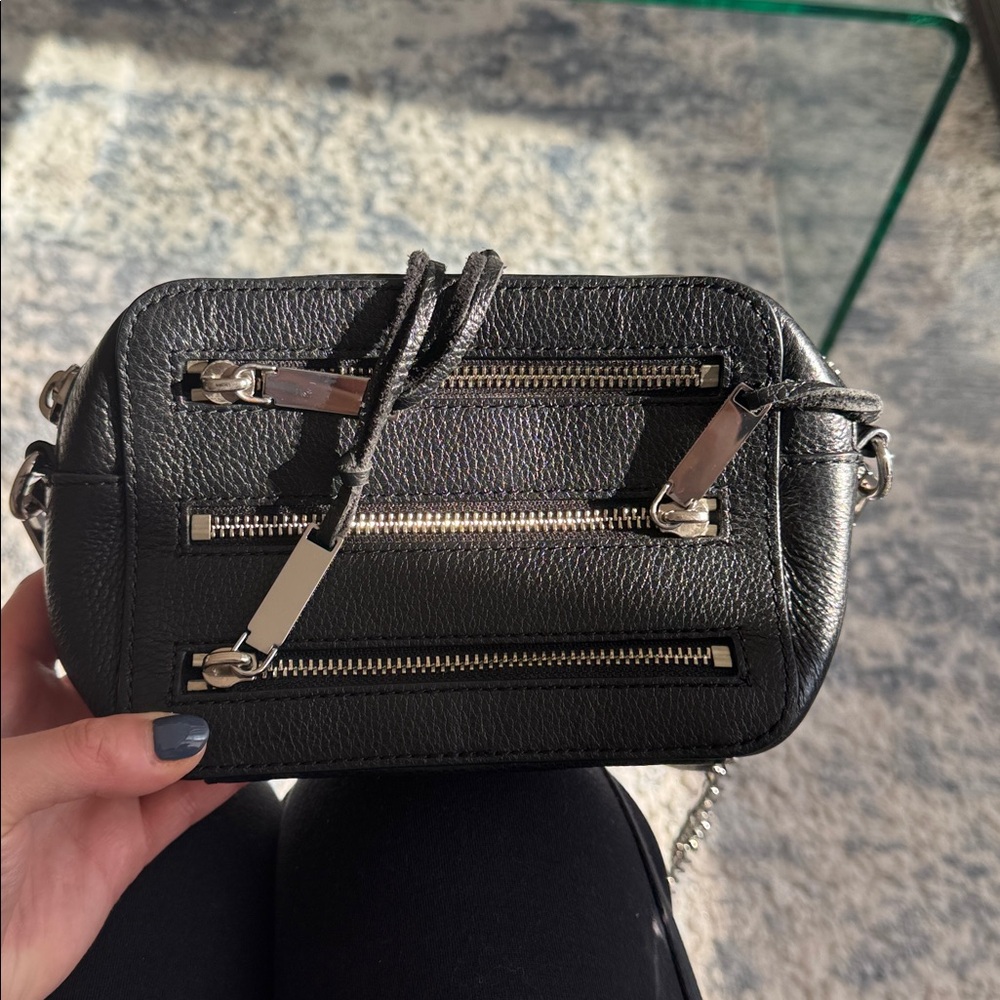 Rebecca minkoff black crossbody purse - Picture 2 of 6